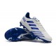 Scarpe da calcio Adidas Predator 19.4 FG Bianca Blu