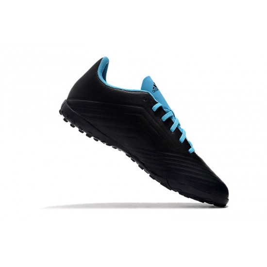 Scarpe da calcio Adidas Predator 19.4 TF Nero Blu