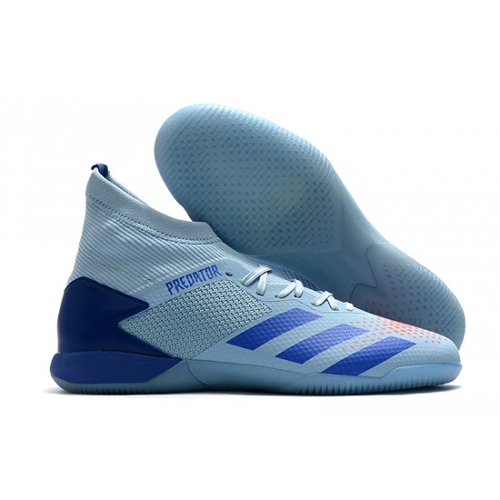Scarpe da calcio Adidas Predator 20.3 IC Blu Grigio