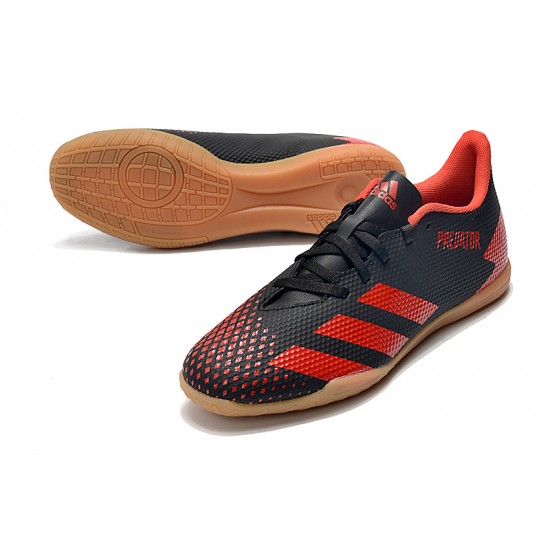 Scarpe da calcio Adidas Predator 20.4 IN Nero Arancia