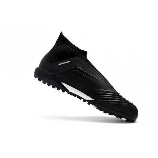 Scarpe da calcio Adidas Predator Tango 18+ TF Laceless Nero