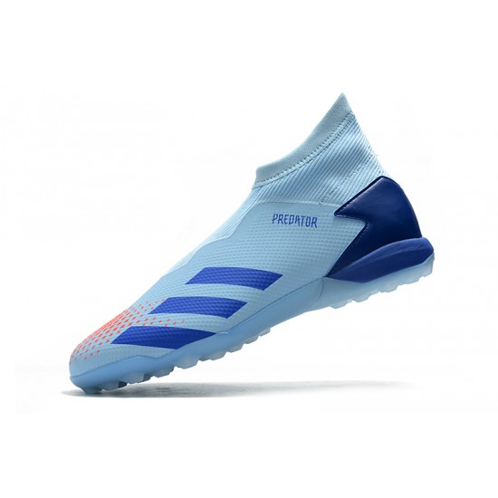 Scarpe da calcio Adidas PREDATOR 20.3 Laceless TF - Blu
