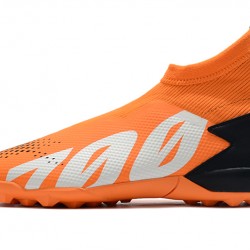 Scarpe da calcio Adidas PREDATOR 20.3 Laceless TF - arancione Bianco Nero 