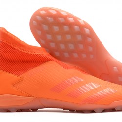 Scarpe da calcio Adidas PREDATOR 20.3 Laceless TF - arancione 