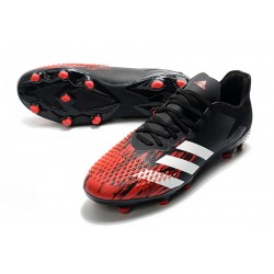 Scarpe da calcio Adidas Predator 20.2  FG - Nero Rosso Bianco 