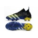 Scarpe da calcio Adidas Predator Freak + FG Blu Core Nero Bianco Solar Giallo