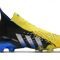 Scarpe da calcio Adidas Predator Freak + FG Giallo Nero Blu 
