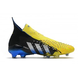 Scarpe da calcio Adidas Predator Freak + FG Giallo Nero Blu 