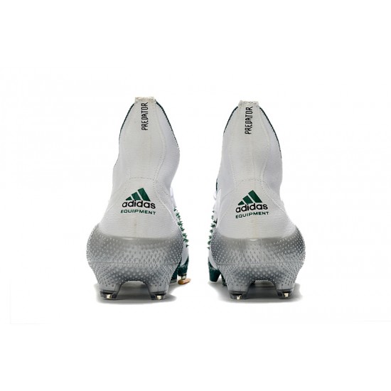 Scarpe da calcio Adidas Predator Freak .1 FG EQT Bianco Grigio Verde