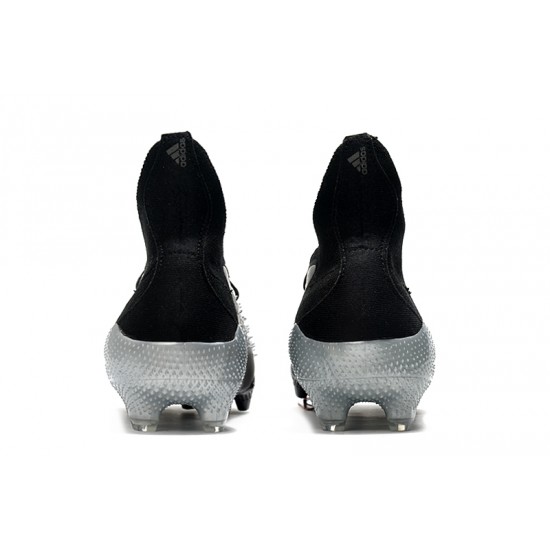 Scarpe da calcio Adidas Predator Freak .1 FG Core Nero Grigio Four Bianco