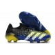 Scarpe da calcio Adidas Predator Freak .1 Low FG Nero Blu Giallo