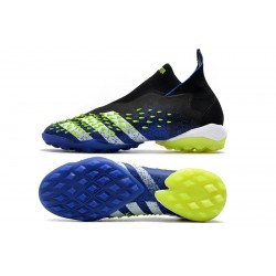 Scarpe da calcio Adidas Predator Freak TF Blu Core Nero Bianco Solar Giallo