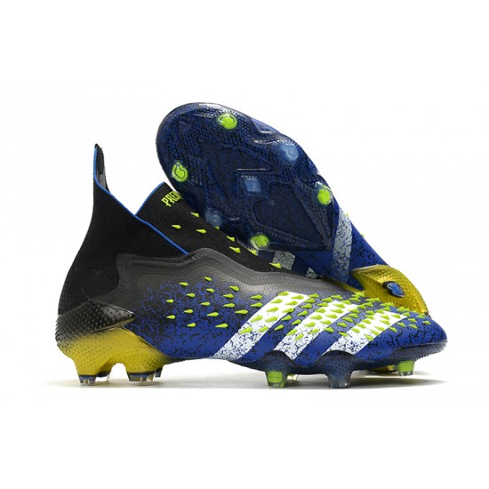 Scarpe da calcio Adidas Predator Mutator 20+ FG - Nero Blu Giallo