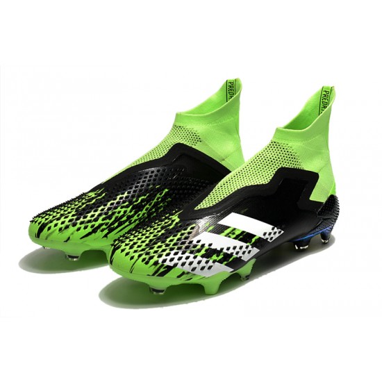 Scarpe da calcio Adidas Predator Mutator 20+ FG - Nero Verde Bianco