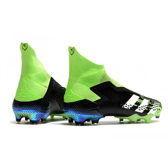 Scarpe da calcio Adidas Predator Mutator 20+ FG - Nero Verde Bianco