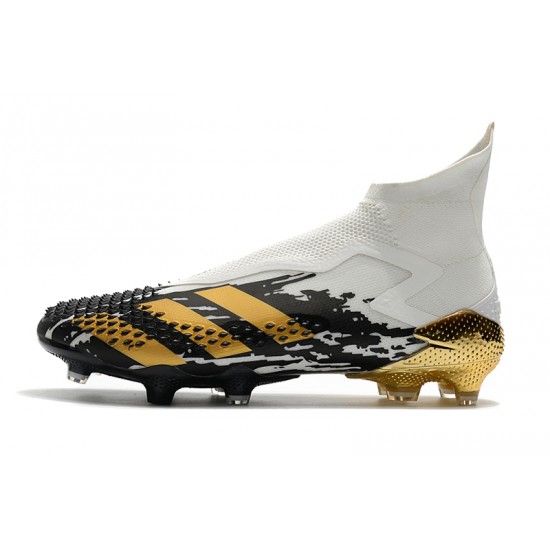 Scarpe da calcio Adidas Predator Mutator 20+ FG - Bianco Nero doro