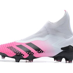Scarpe da calcio Adidas Predator Mutator 20+ FG - Bianco Nero Rosa 