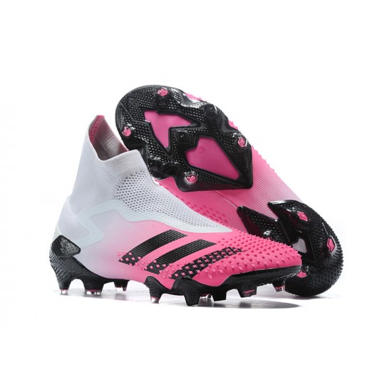 Scarpe da calcio Adidas Predator Mutator 20+ FG - Bianco Nero Rosa
