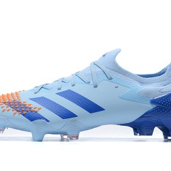 Scarpe da calcio Adidas Predator Mutator 20.1 FG Low s- Blu arancione 
