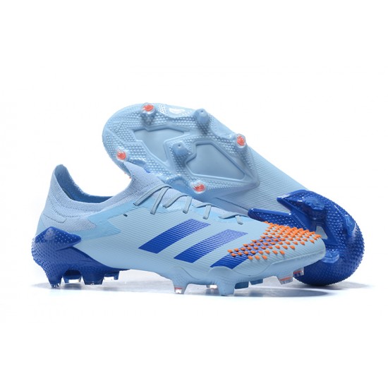 Scarpe da calcio Adidas Predator Mutator 20.1 FG Low s- Blu arancione