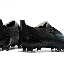 Scarpe da calcio Adidas X Ghosted .1 FG Nero Blu 