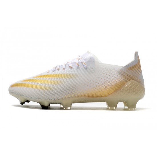 Scarpe da calcio Adidas X Ghosted .1 FG Bianco doro
