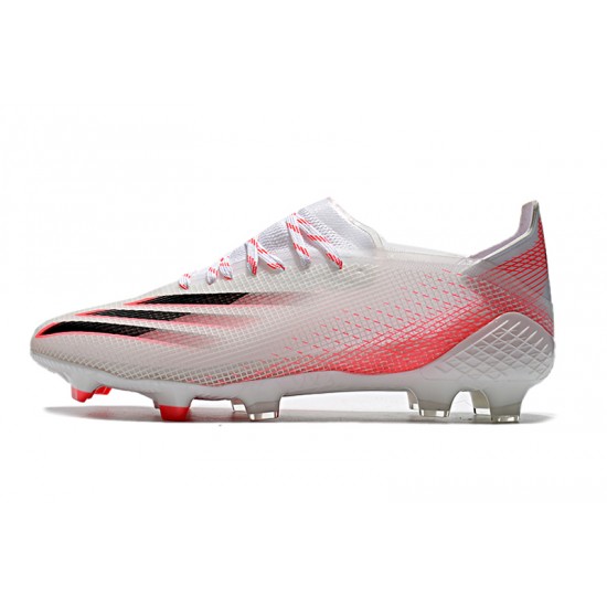 Scarpe da calcio Adidas X Ghosted .1 FG Bianco Rosa Nero