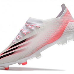 Scarpe da calcio Adidas X Ghosted .1 FG Bianco Rosa Nero 