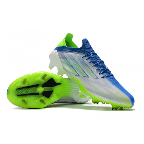 Scarpe da calcio Adidas X Speedflow .1 FG Bianco Grigio Blu