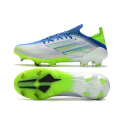 Scarpe da calcio Adidas X Speedflow .1 FG Bianco Grigio Blu