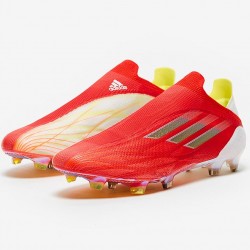 Scarpe da calcio Adidas X Speedflow+ FG Rosso Bianco