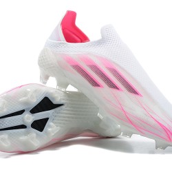 Scarpe da calcio Adidas X Speedflow+ FG Bianco Rosa