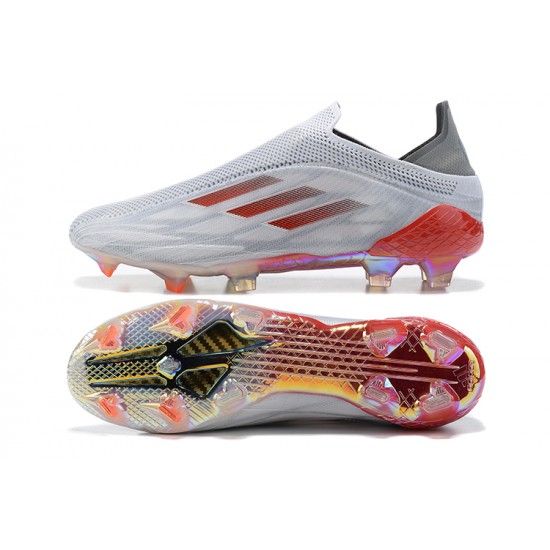 Scarpe da calcio Adidas X Speedflow+ FG Bianco Red