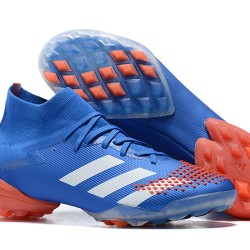 Scarpe da calcio Adidas PRossoator Mutator 20 TF Blu Arancia High-top