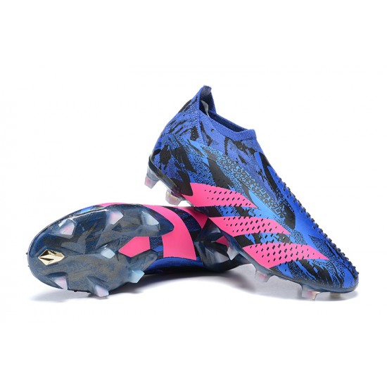 Scarpe da calcio Adidas PRossoator Accuracy Fg Boots Blu Rosa Low-top