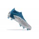 Scarpe da calcio Adidas PRossoator Accuracy Fg Boots Blu Bianca High-top