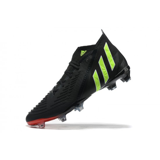 Scarpe da calcio Adidas PRossoator Edge Geometric 1 FG Nero Verde High-top