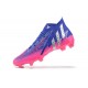 Scarpe da calcio Adidas PRossoator Edge Geometric 1 FG Blu Rosa Argento High-top