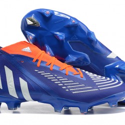 Scarpe da calcio Adidas PRossoator Edge Geometric 1 FG Arancia Blu Bianca High-top