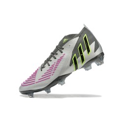 Scarpe da calcio Adidas PRossoator Edge Geometric 1 FG Argento Verde Viola Nero High-top