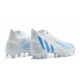 Scarpe da calcio Adidas PRossoator Edge Geometric 1 FG Bianca Blu High-top