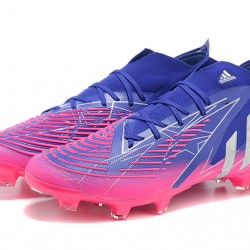 Scarpe da calcio Adidas PRossoator Edge Geometric.1 FG Mid-top Blu Rosa
