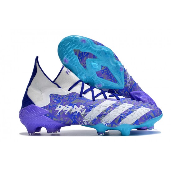 Scarpe da calcio Adidas PRossoator Freak.1 FG Blu Viola Bianca Unisex
