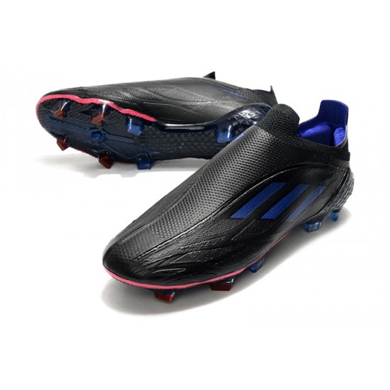 Scarpe da calcio Adidas X Speedflow FG Low-top Nero Blu Rosso