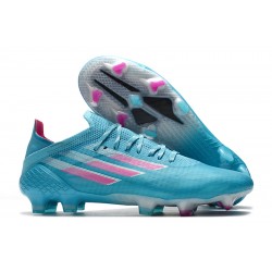 Scarpe da calcio Adidas X Speedflow FG Low-top Blu Rosa Bianca