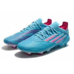 Scarpe da calcio Adidas X Speedflow FG Low-top Blu Rosa Bianca
