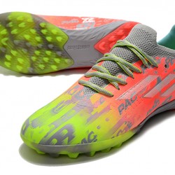 Scarpe da calcio Adidas X Speedflow TF Low-top Rosa Giallo Grigio