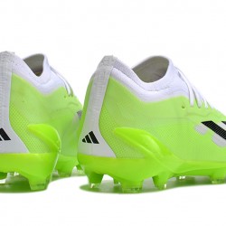 Scarpe da calcio Adidas X Speedportal .1 2022 World Cup Boots FG Low-top Verde Bianca Nero Unisex