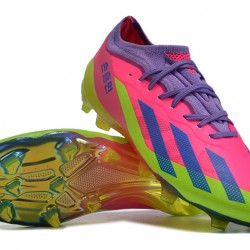 Scarpe da calcio Adidas X Speedportal .1 2022 World Cup Boots FG Low-top Rosa Viola Unisex