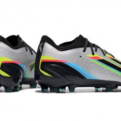 Scarpe da calcio Adidas X Speedportal .1 2022 World Cup Boots FG Low-top Sliver Nero